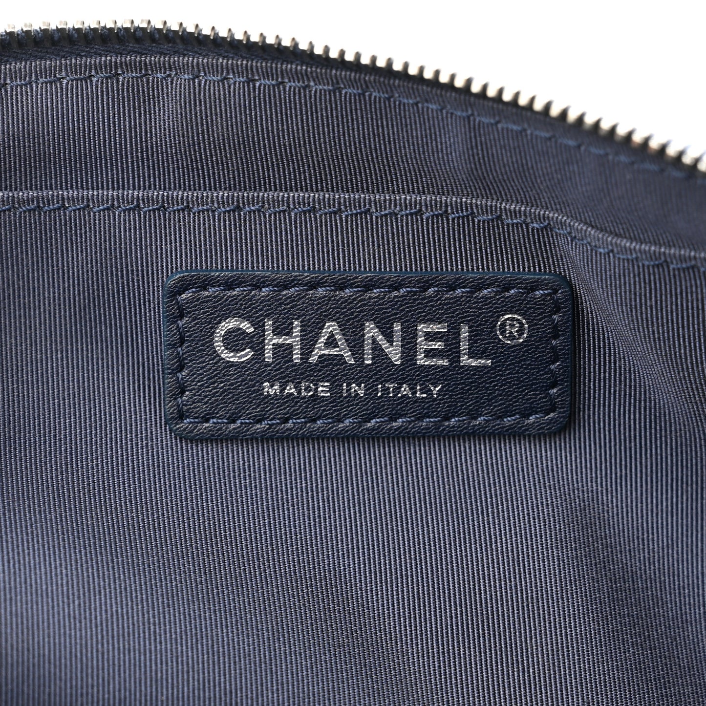 Crumpled Calfskin Quilted Casual Rock Waist Bag Fanny Pack Blue