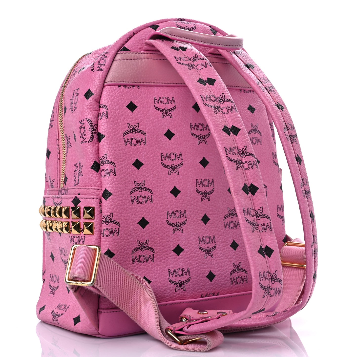 Visetos Small Side Stud Stark Backpack Pink