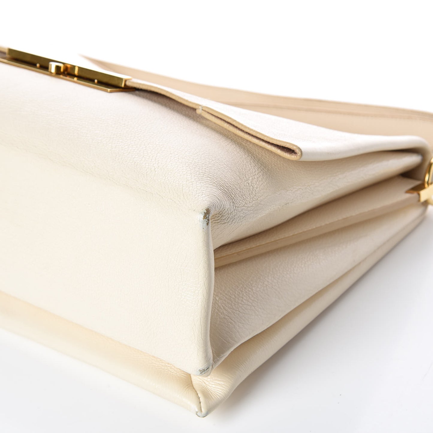 Calfskin Blade Flap White