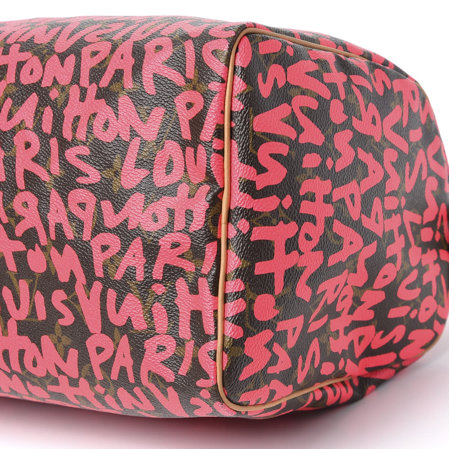 Monogram Graffiti Speedy 30 Fuchsia