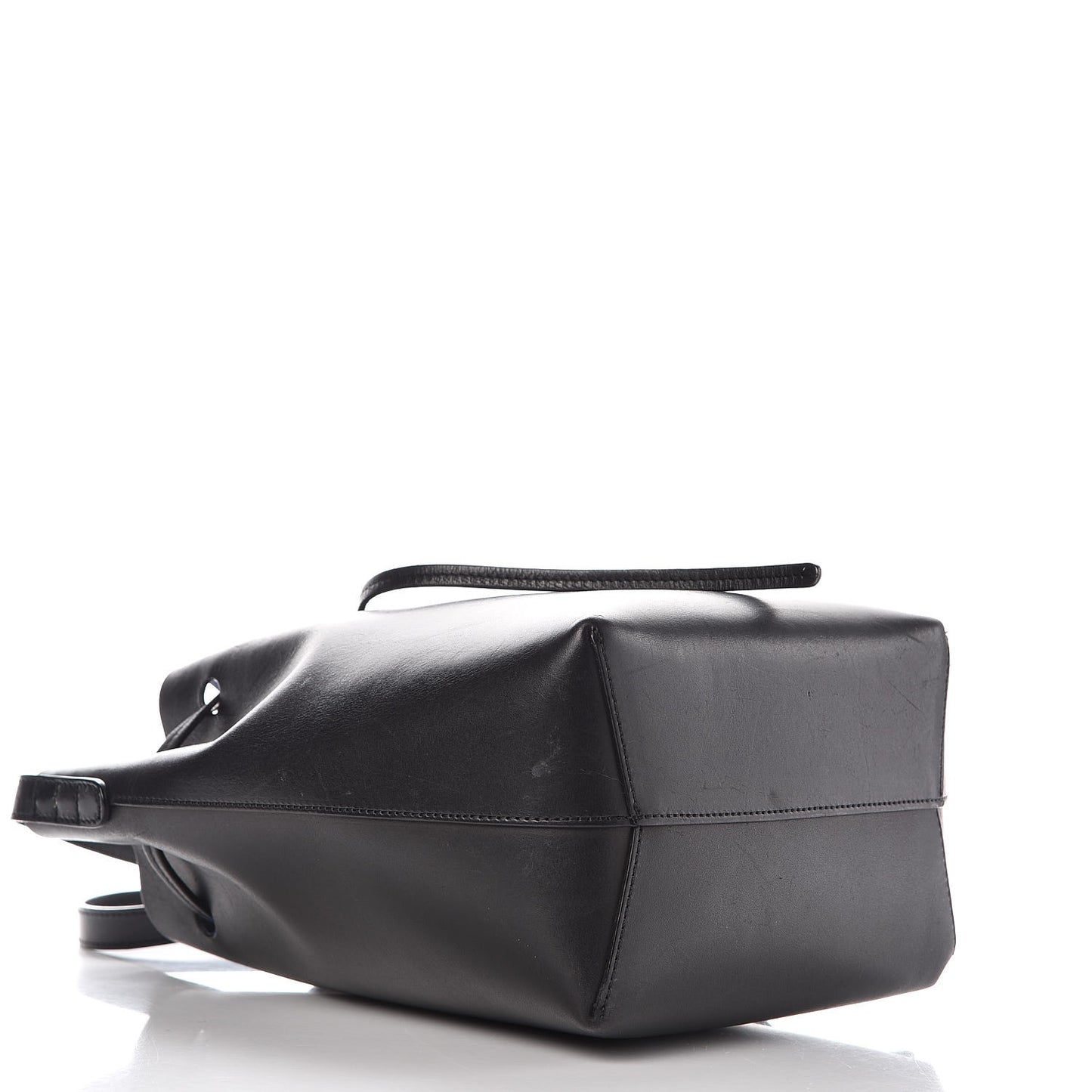 Calfskin Mini Bucket Bag Black Royal