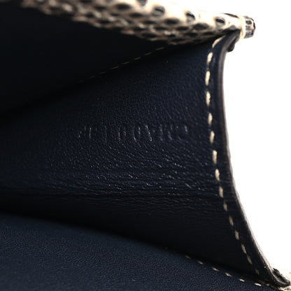 Hermes Swift Lizard Jige Elan Touch 29 Clutch Bleu Nuit Ombre 7 of 7
