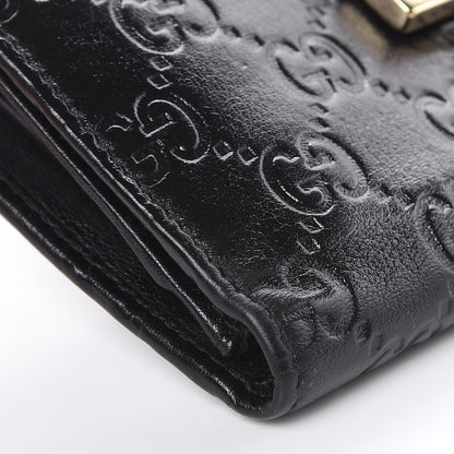 Gucci Guccissima Ladies Web Long Wallet Black 7 of 11