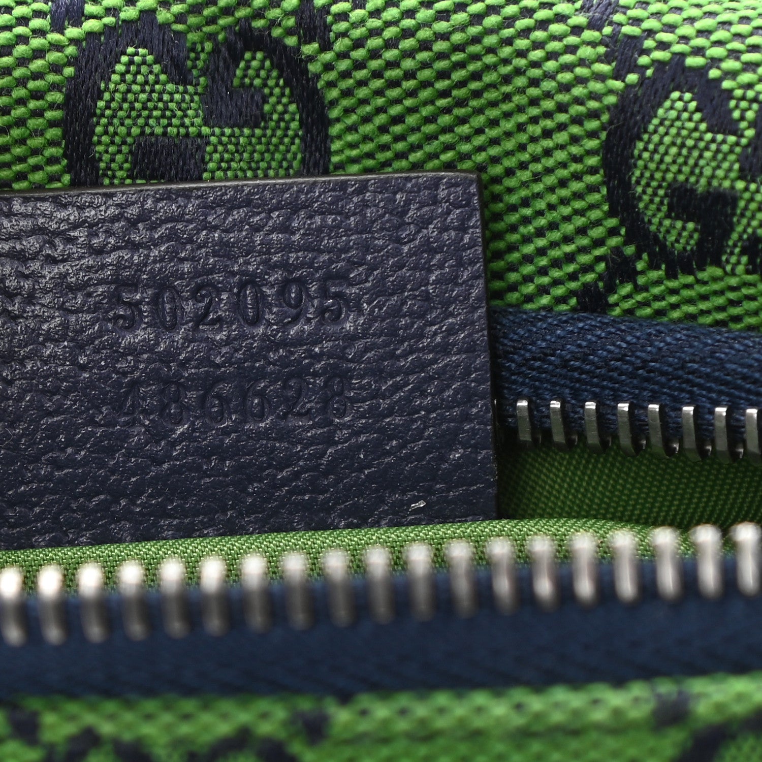 Gucci Monogram Multicolor Belt Bag Green Blue 7 of 8