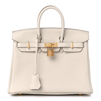 Hermes Togo Birkin 25 Craie 1 of 10
