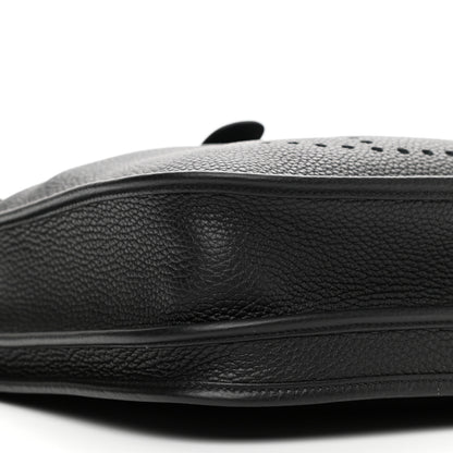 Hermes Taurillon Clemence Evelyne III PM Black 7 of 10