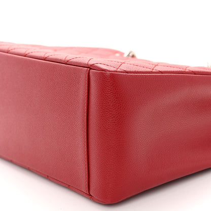 Chanel Caviar Quilted Grand Shopping Tote GST Red 10 of 10