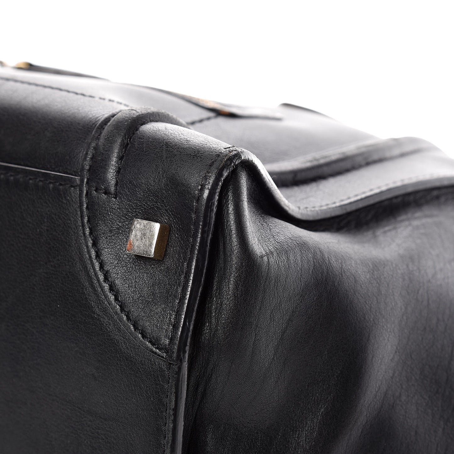 Smooth Calfskin Mini Luggage Black