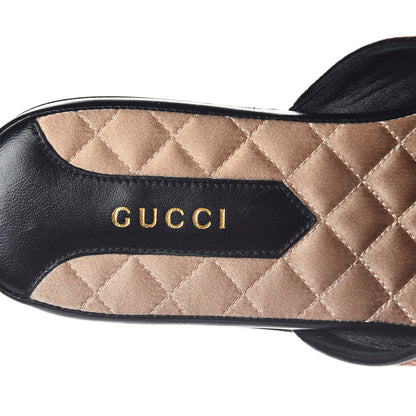 Gucci X MLB Monogram NY Yankees Embroidered Womens GG Slippers 37 Beige Ruggine 7 of 8