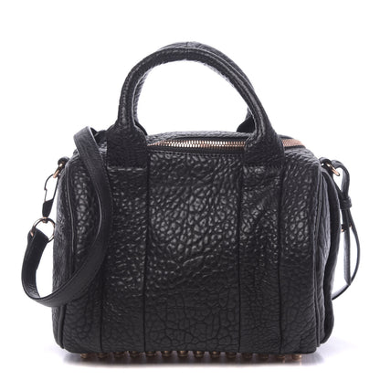 Alexander Wang Pebbled Lambskin Rockie Black Rose Gold Hardware 1 of 10