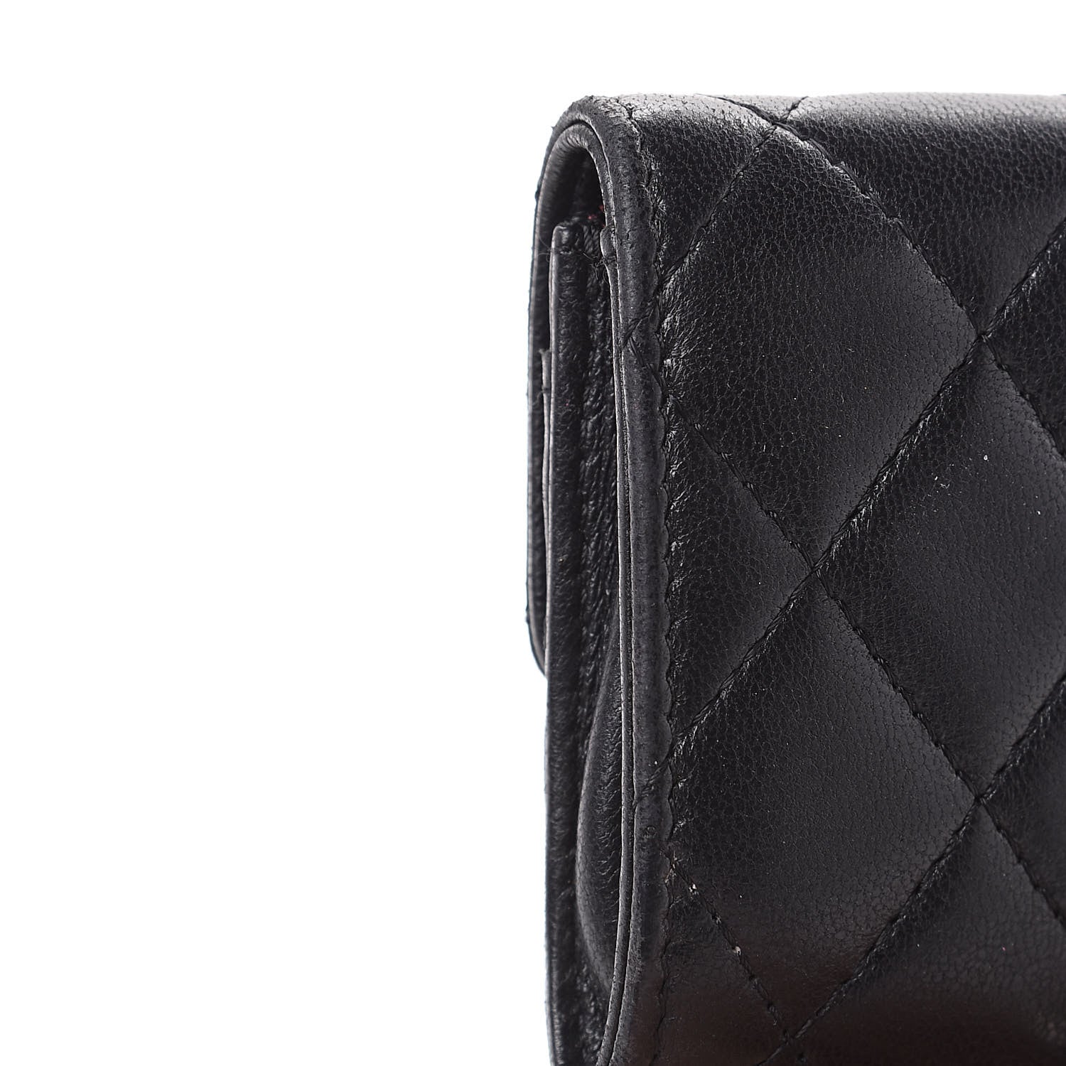 Chanel Lambskin Quilted Flap Card Holder Black 12 of 12