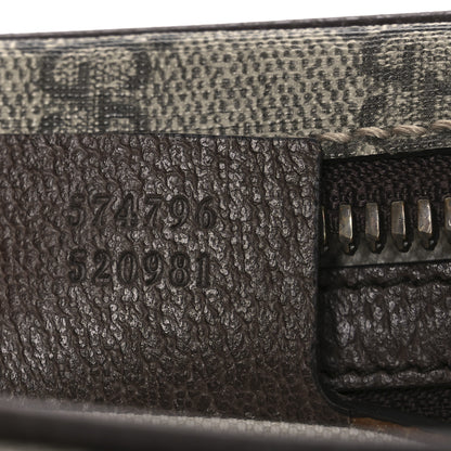 Gucci Soft GG Supreme Monogram Medium Ophidia Belt Bag Dark Brown 7 of 11