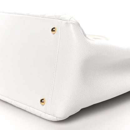 Chanel Caviar Quilted Grand Shopping Tote GST White 11 of 11