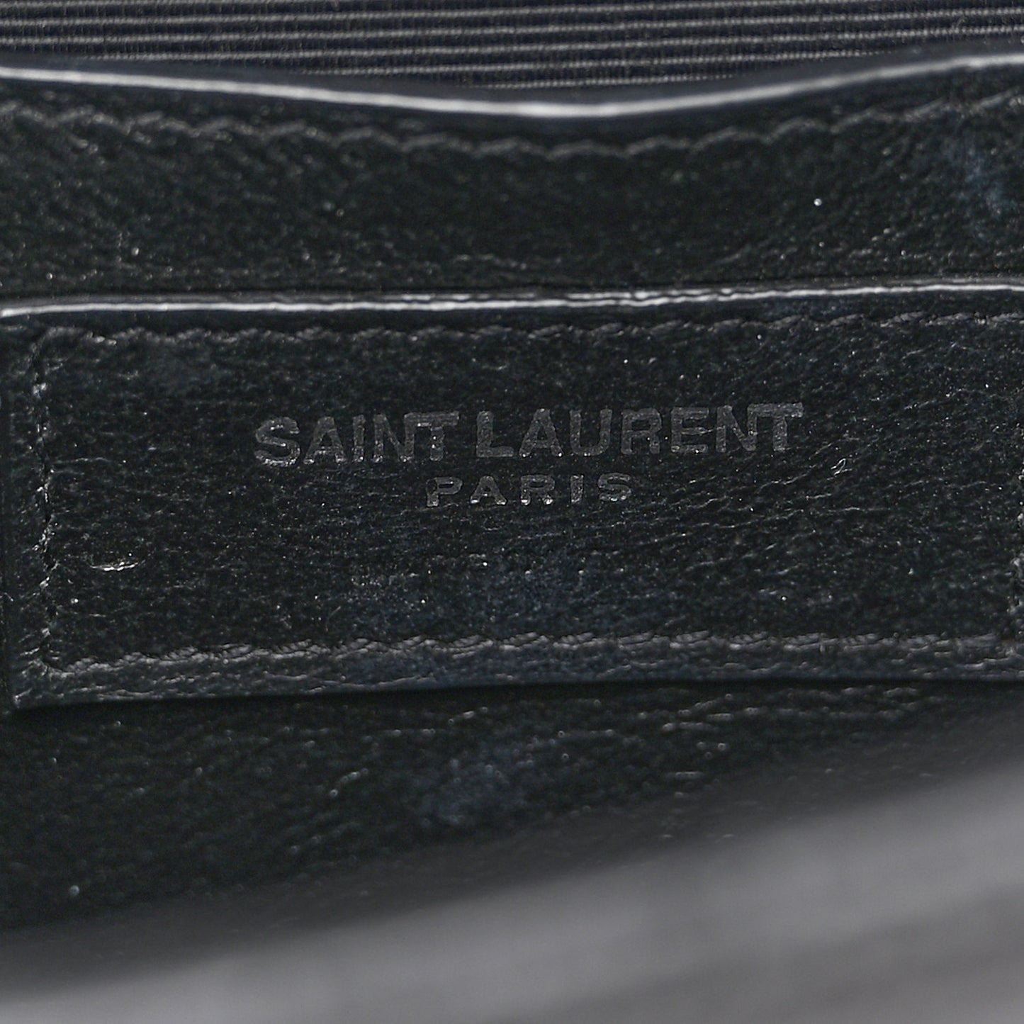 Grain De Poudre Textured Mixed Matelasse Triquilt Small Monogram Satchel Black