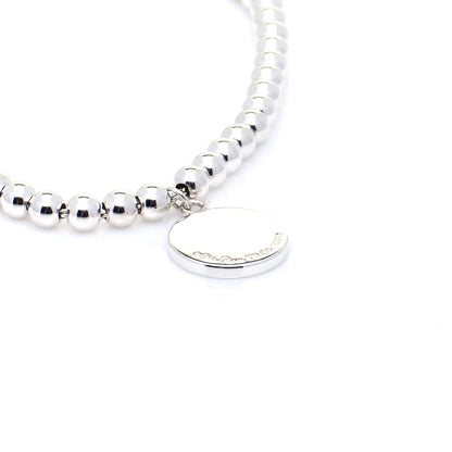 Tiffany Sterling Silver 4mm Paloma Picasso Loving Heart Tag Bead Bracelet 6 of 8