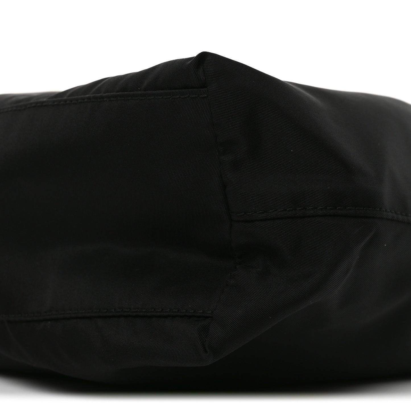 Tessuto Nylon Soft Calfskin Tote Black