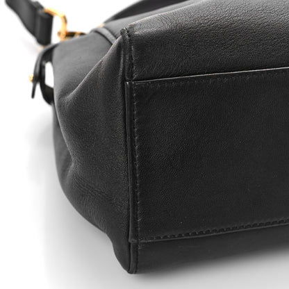 Fendi Nappa Mini Peekaboo Iconic Satchel Black 7 of 11