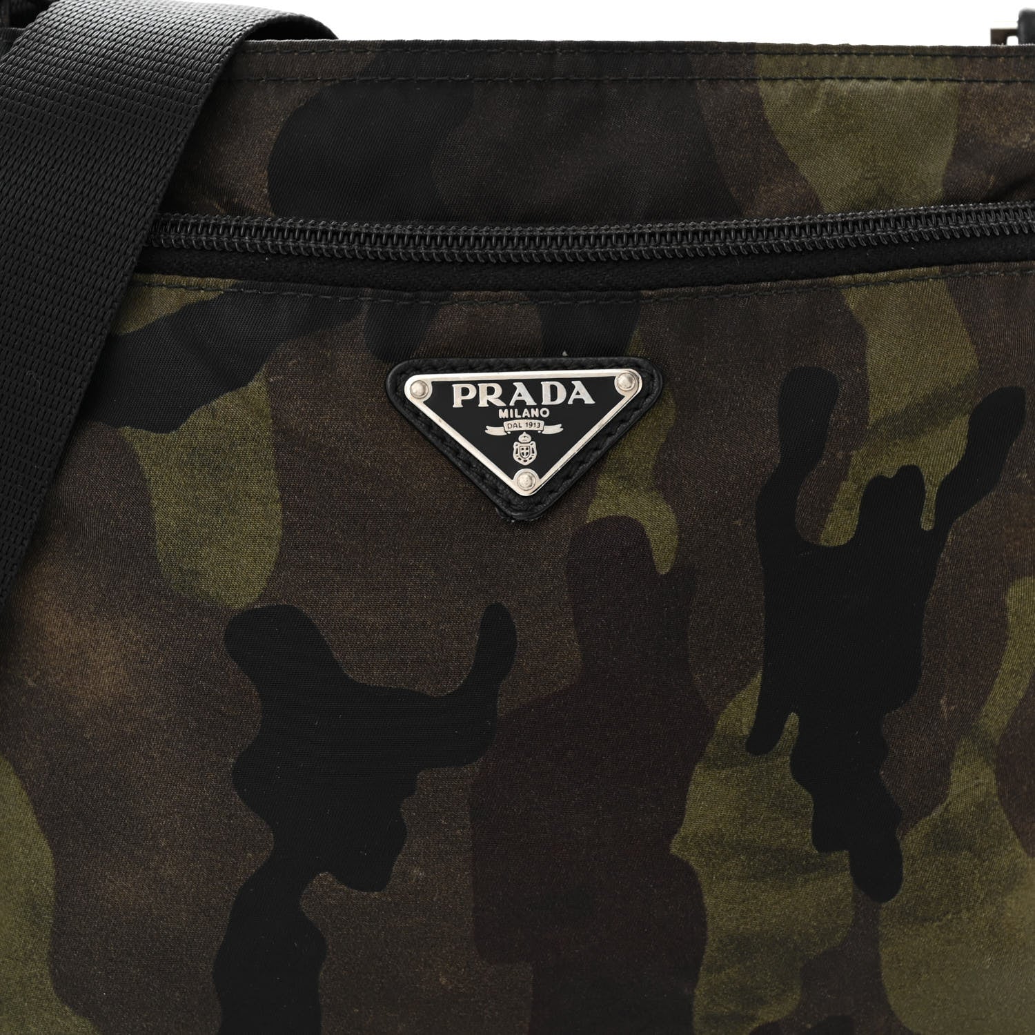 Prada Tessuto Nylon Camouflage Messenger 9 of 11