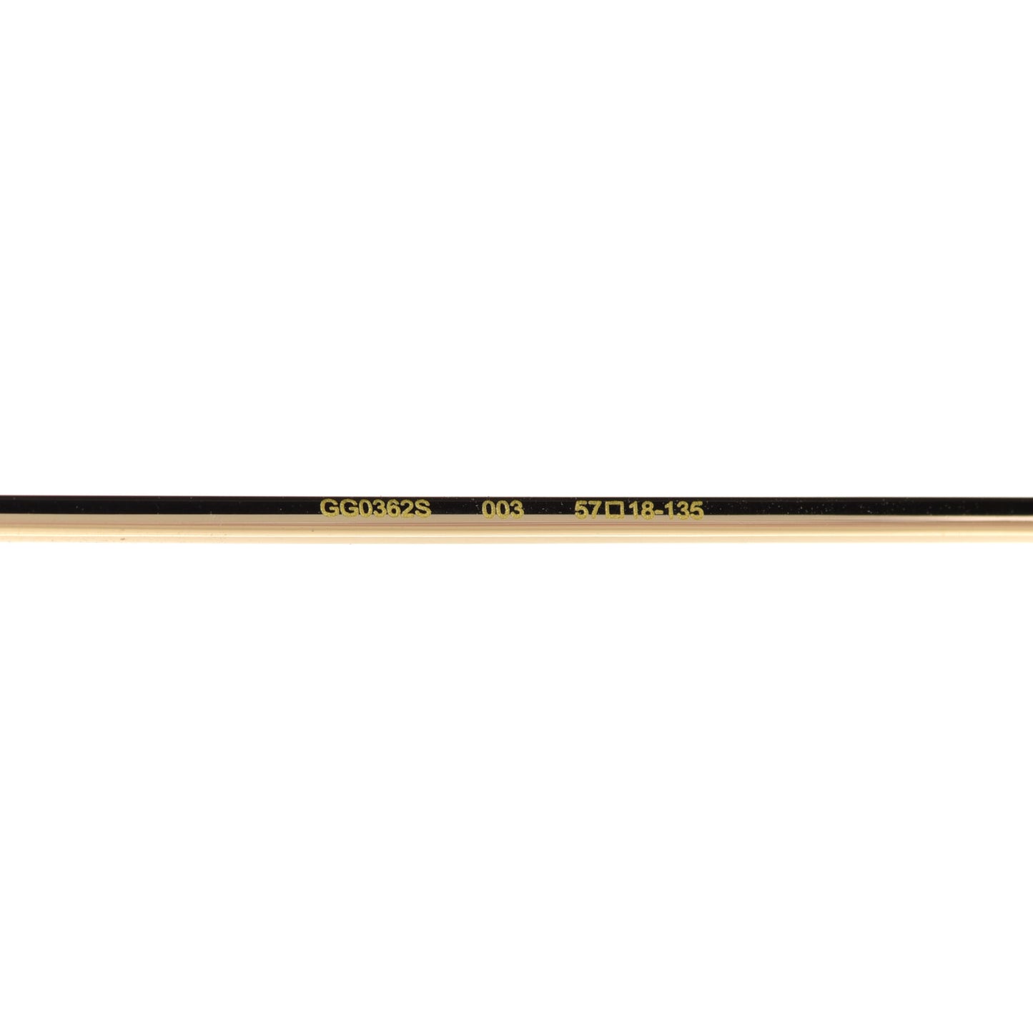 Round Pearl Tip Sunglasses GG0253S Gold