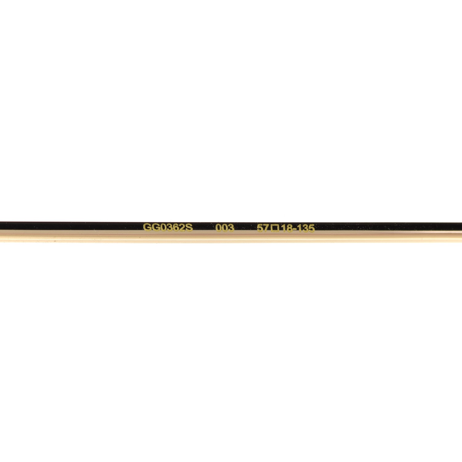 Gucci Round Pearl Tip Sunglasses GG0253S Gold 7 of 9