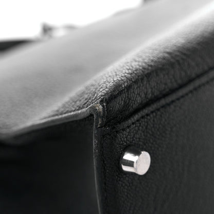 Hermes Chevre Mysore Kelly Sellier 28 Black 10 of 21