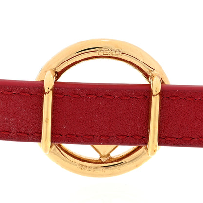 Fendi Calfskin F is Fendi Belt Bracelet Red 3 of 3