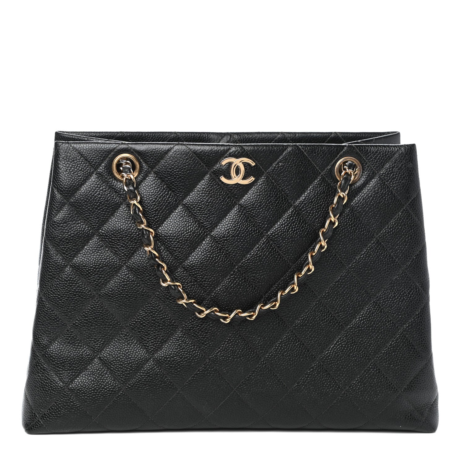 Chanel Caviar Quilted Shopper Tote Black 1 of 13