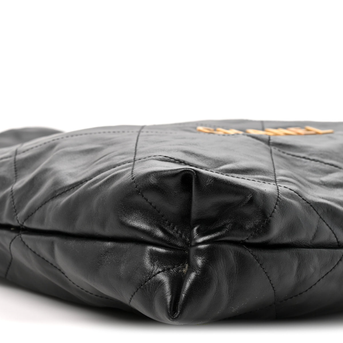 Chanel Shiny Calfskin Quilted Chanel 22 Black 10 of 10