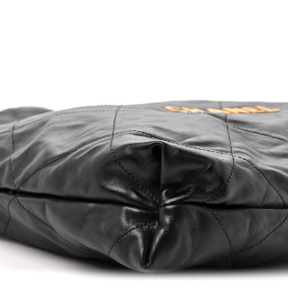 Chanel Shiny Calfskin Quilted Chanel 22 Black 10 of 10
