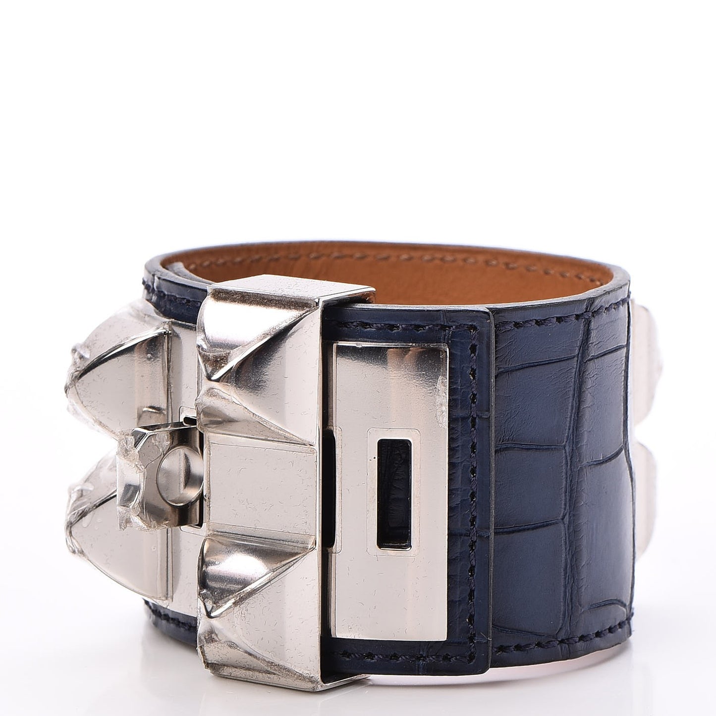 Matte Alligator Collier De Chien CDC Bracelet Small Bleu De Malte