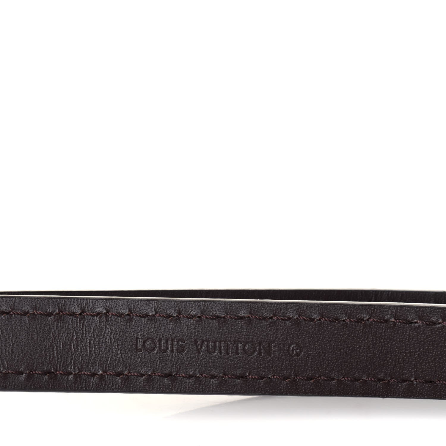 Louis Vuitton Calfskin 16mm Adjustable Shoulder Strap Brown 3 of 8