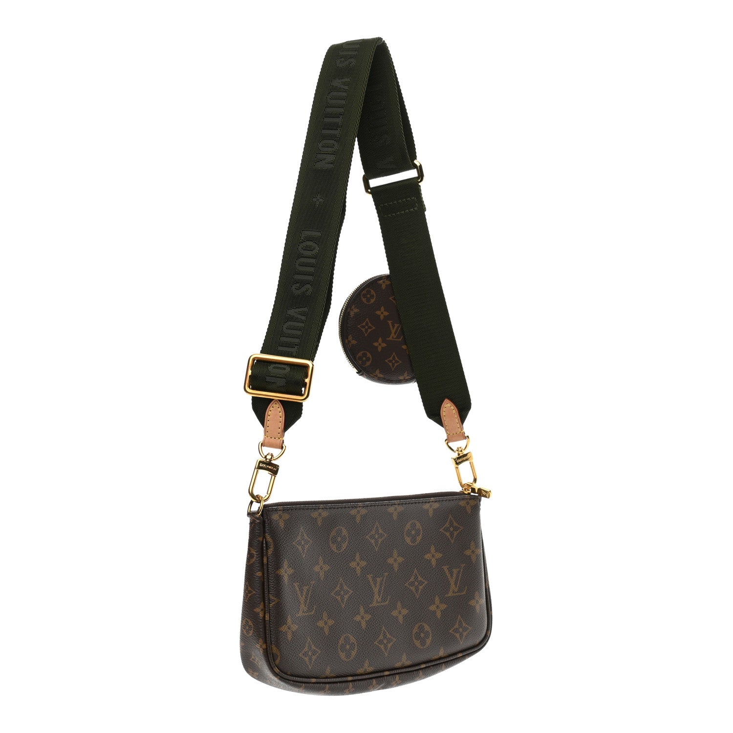 Louis Vuitton Monogram Multi Pochette Accessories Large Pochette Kaki 3 of 10