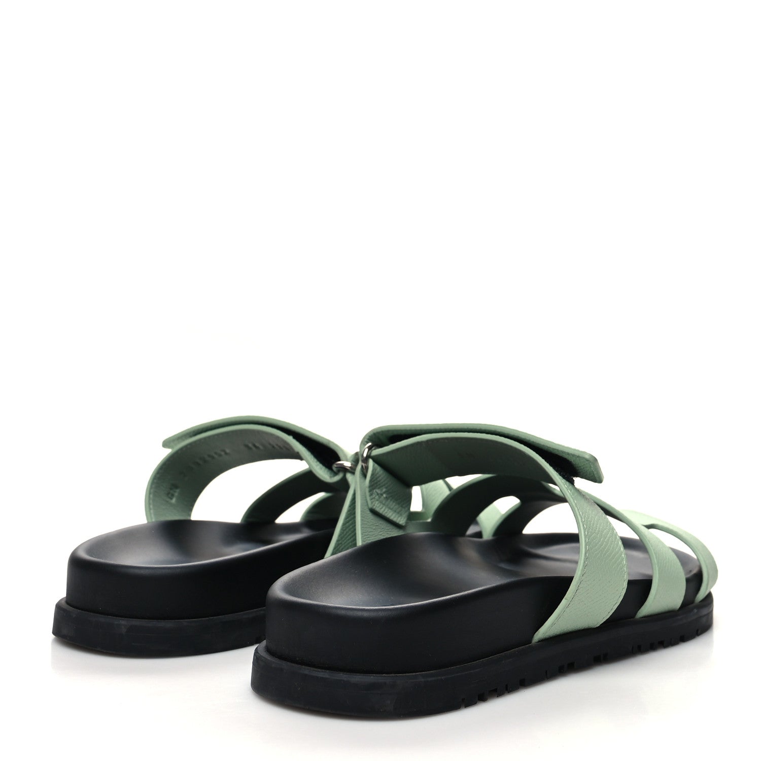 Hermes Epsom Womens Chypre Sandals 36 Vert Jade 4 of 10