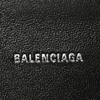 Balenciaga Metallic Shiny Calfskin Crocodile Embossed Hourglass Top Handle Bag XS Dark Bronze 7 of 12
