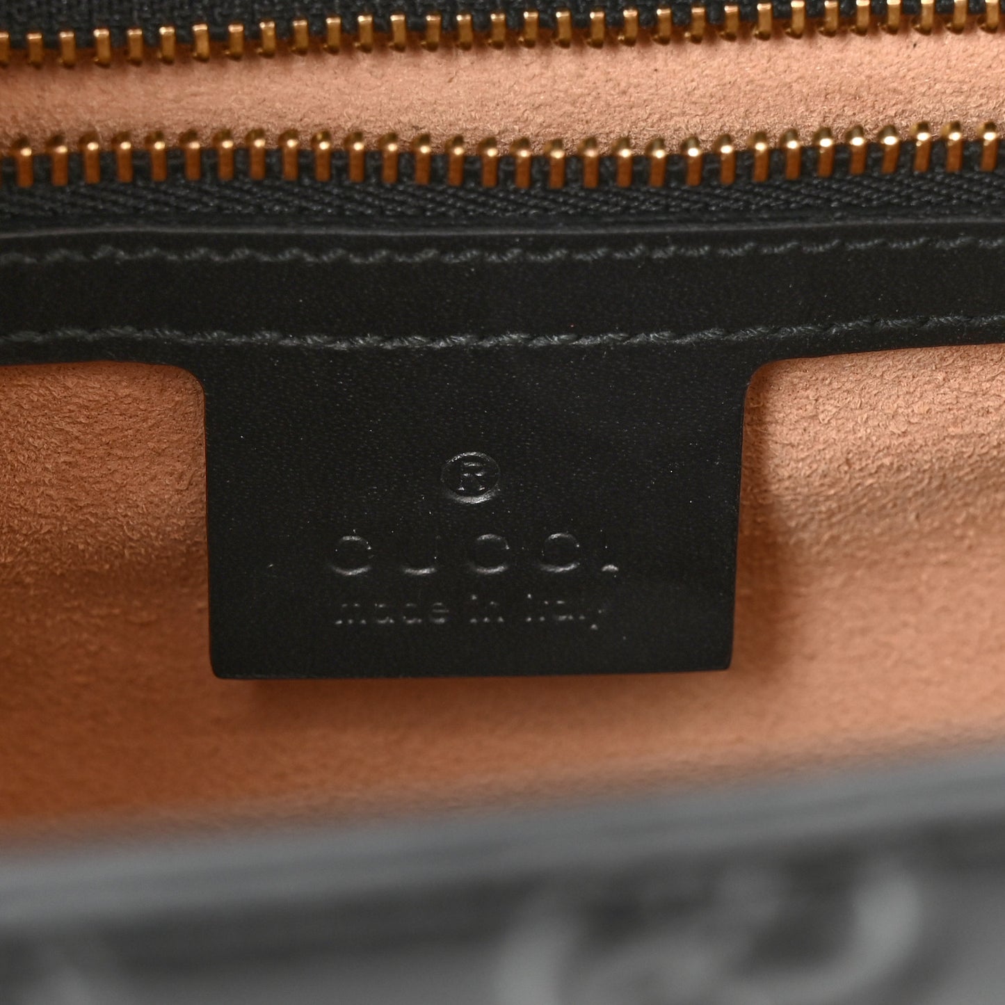 Guccissima Signature Small Padlock Top Handle Bag Black