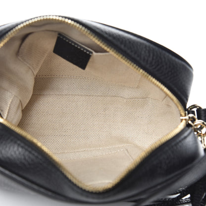 Gucci Pebbled Calfskin Small Soho Disco Bag Black 5 of 9