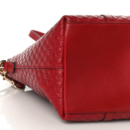 Gucci Soft Microguccissima Dome Satchel Red 8 of 9