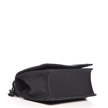 Christian Dior Ultra Matte Calfskin Small Diorama Flap Bag White Black 4 of 12