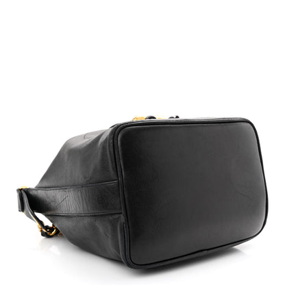 Chanel Lambskin CC Drawstring Bag Black 5 of 18