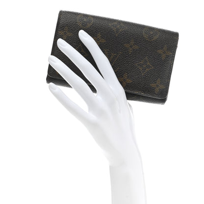 Louis Vuitton Monogram Porte-Monnaie Tresor Wallet 2 of 12