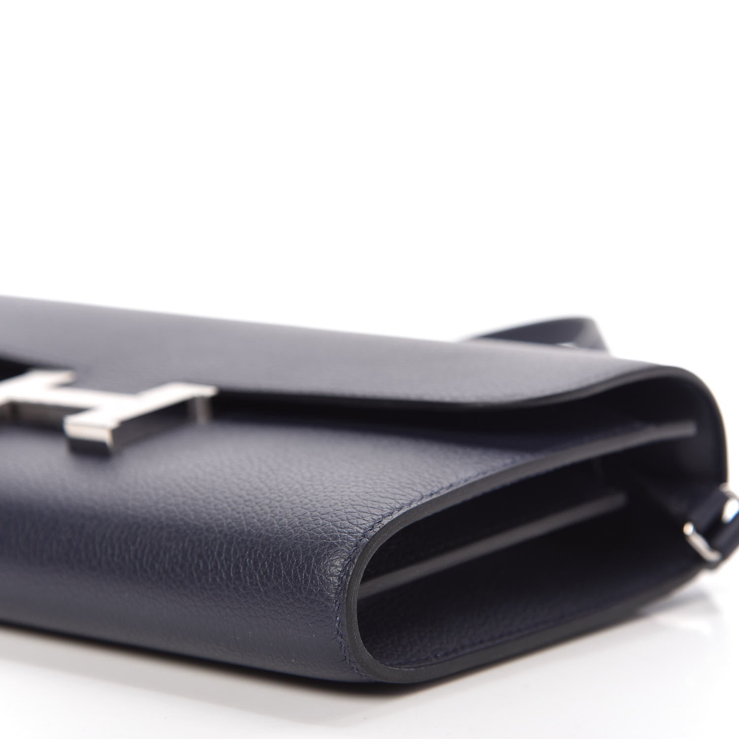 Hermes Evercolor Constance Wallet To Go Bleu Nuit 6 of 8