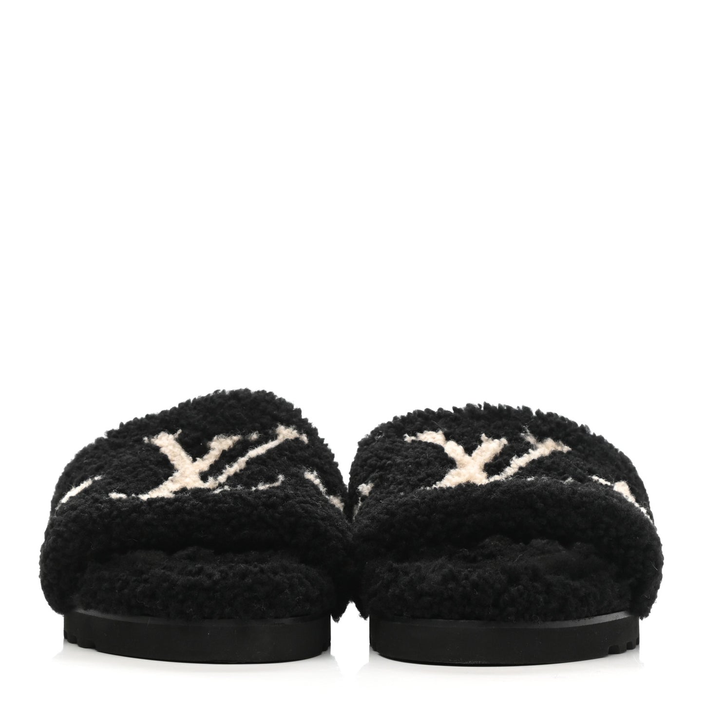 Shearling Paseo Flat Comfort Mule 41 Black