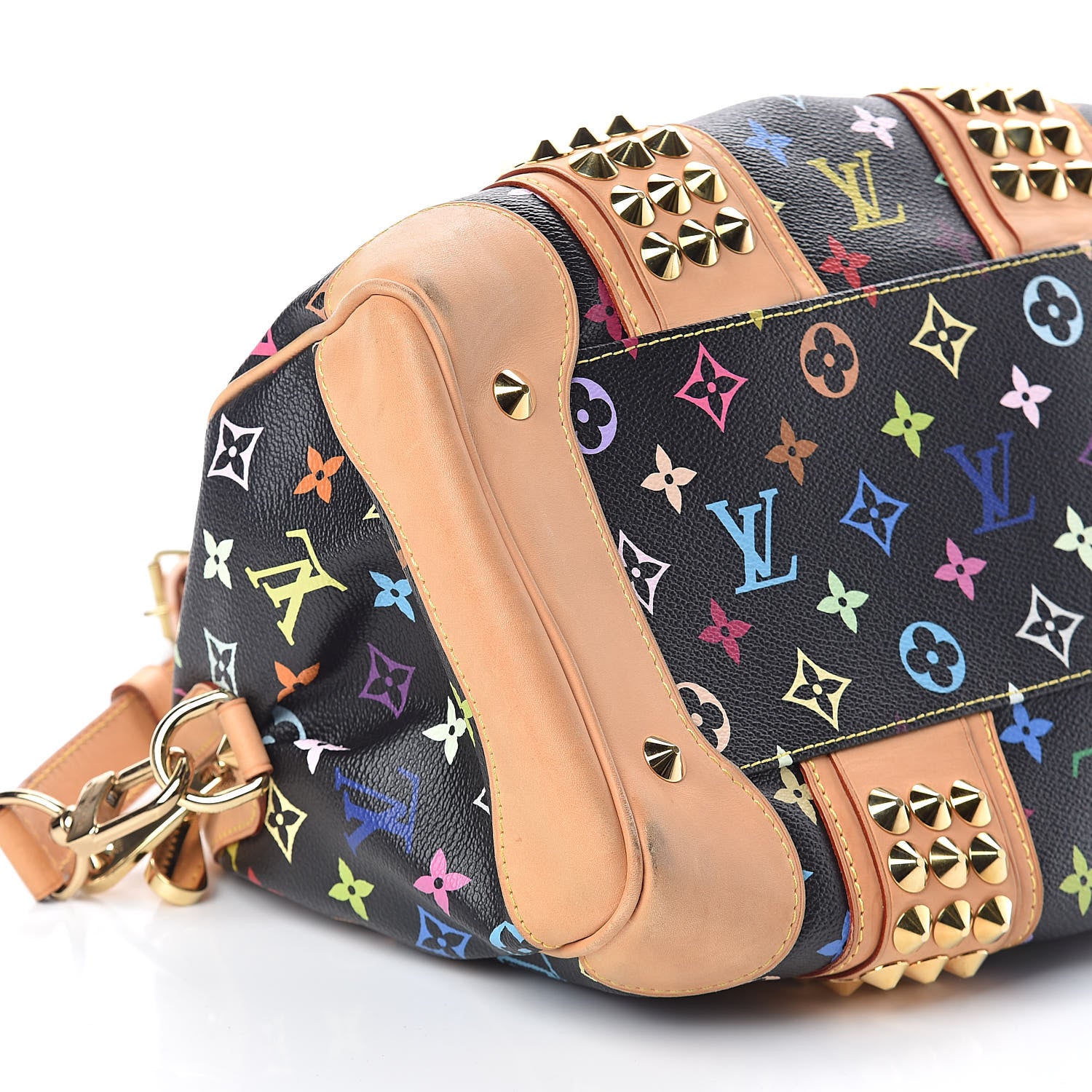 Louis Vuitton Monogram Multicolor Courtney MM Black 8 of 9