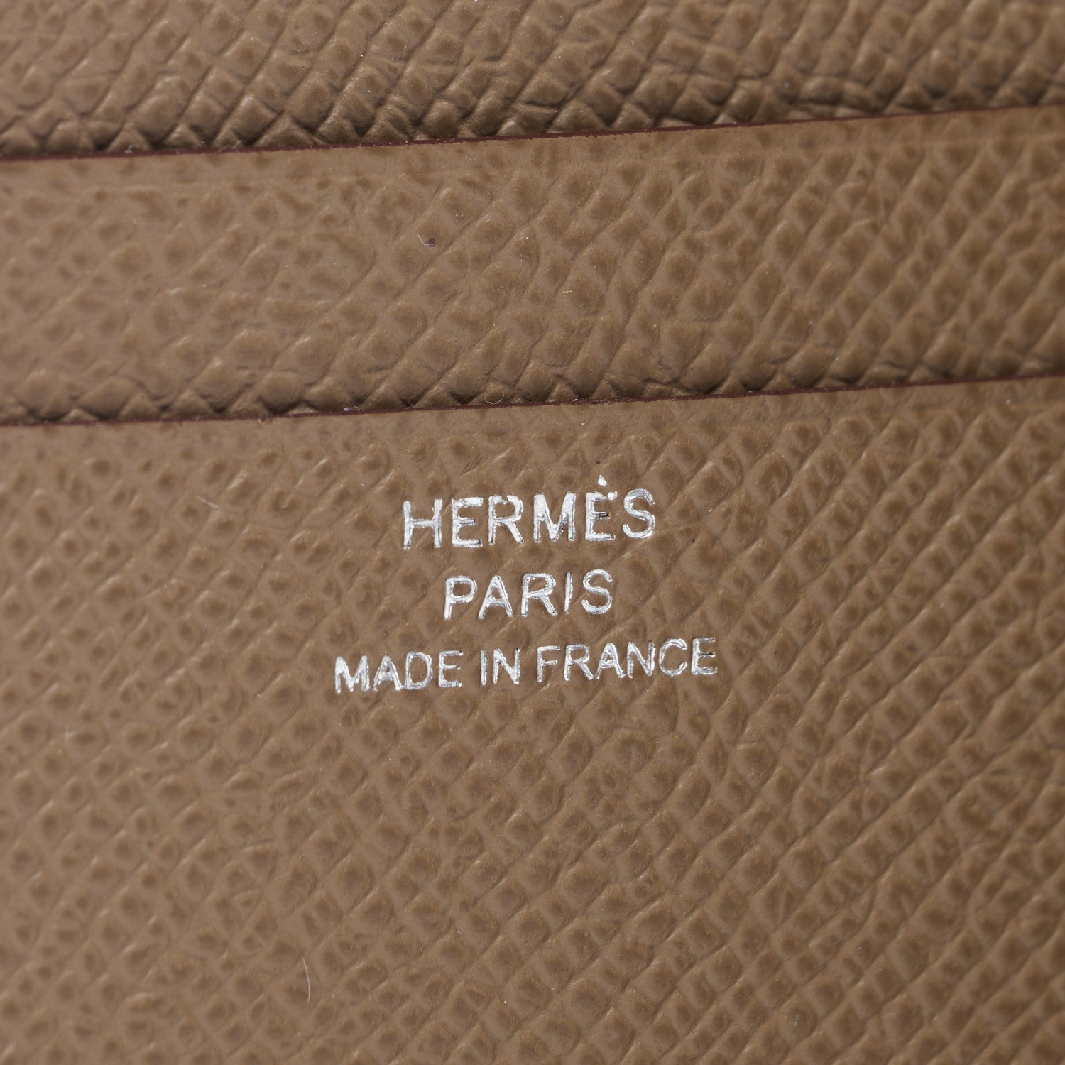 Hermes Epsom MC2 Euclide Card Holder Case Etoupe 7 of 7