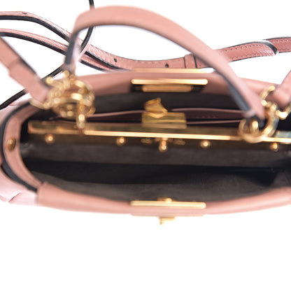 Fendi Shiny Nappa Micro Peekaboo Iconic Satchel Pink 4 of 10