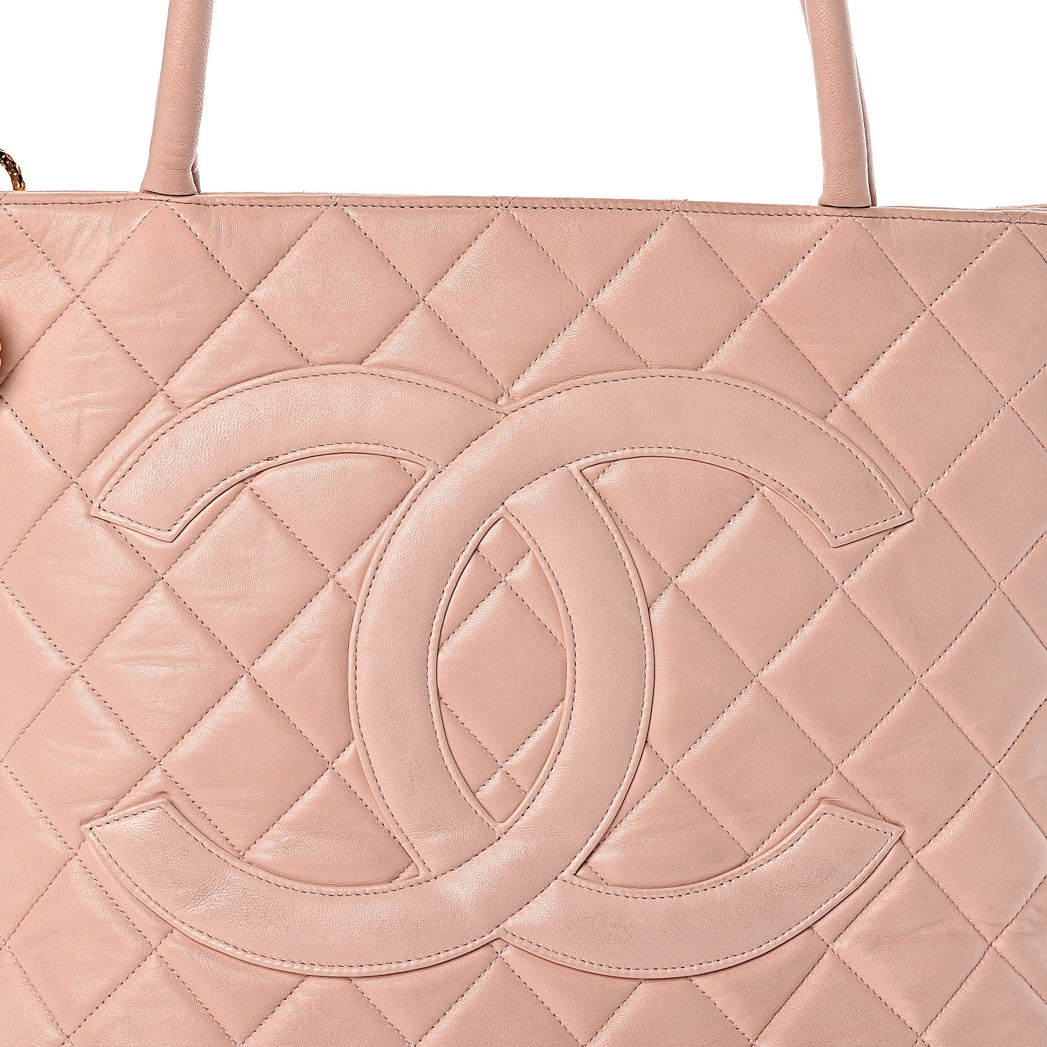 Chanel Lambskin Quilted Medallion Tote Pink 16 of 16