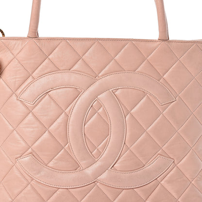 Chanel Lambskin Quilted Medallion Tote Pink 16 of 16