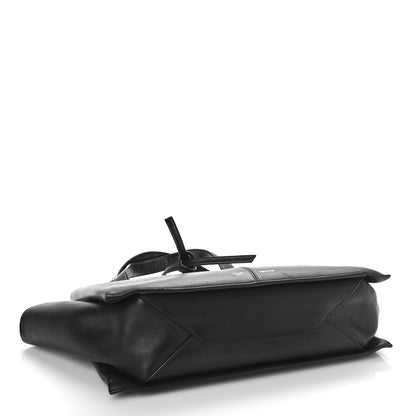 Celine Supple Natural Calfskin Medium Tri-Fold Bag Black 4 of 10