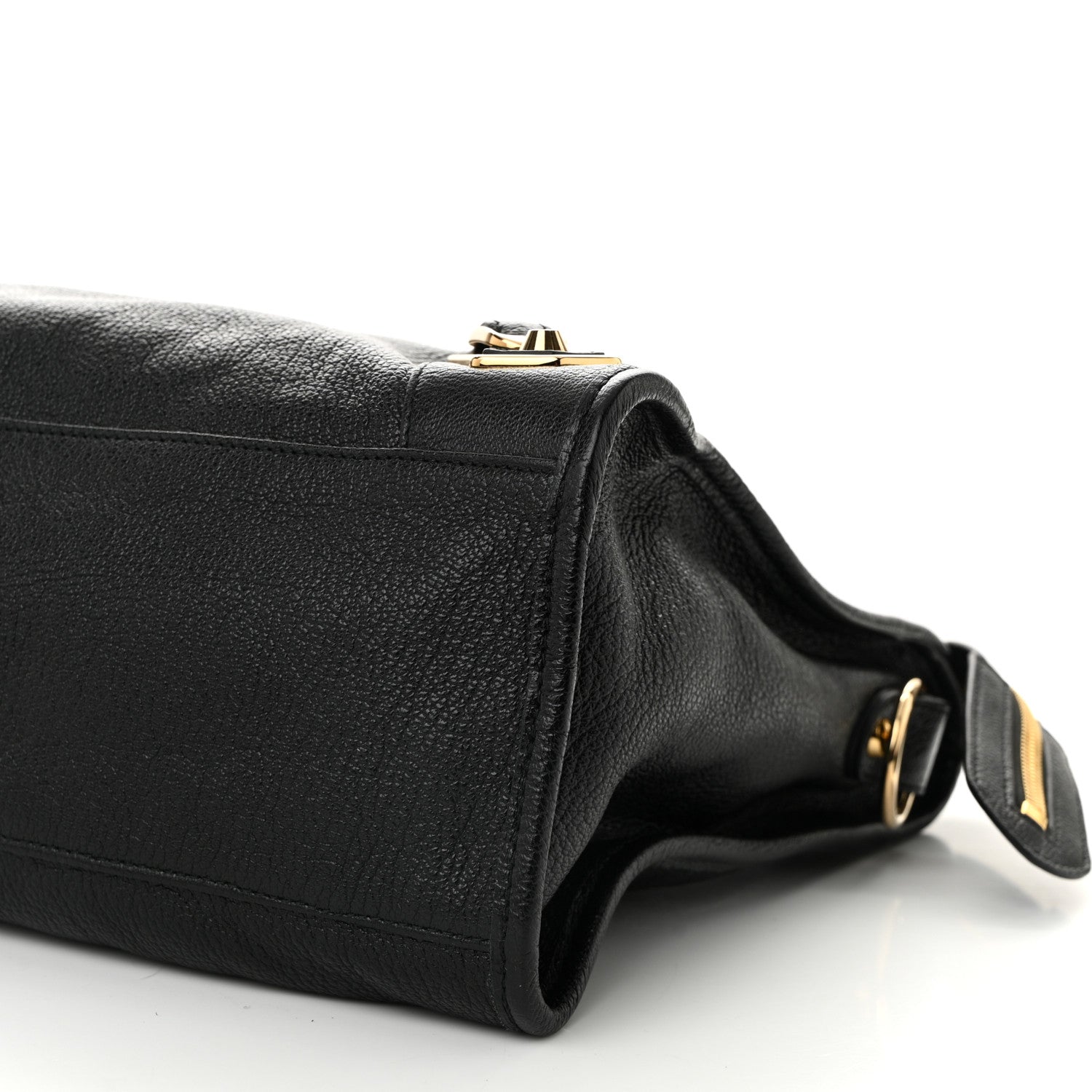 Balenciaga Chevre Gold Metallic Edge Hardware City Black 11 of 11