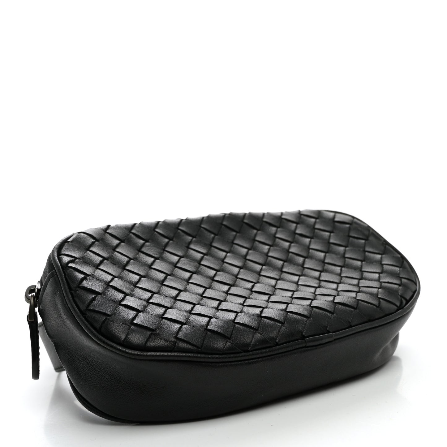 Nappa Intrecciato Belt Bag Black